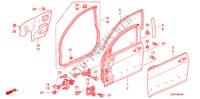 TUERTAFELN, VORNE für Honda ACCORD 2.4          VTI-E 4 Türen 5 gang automatikgetriebe 2007