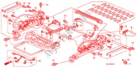 VORNE SITZKOMPONENTEN (L.)(LEISTUNGSHOEHE) für Honda ACCORD 3.0          VTI-L 4 Türen 5 gang automatikgetriebe 2007