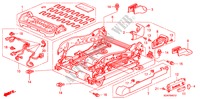 VORNE SITZKOMPONENTEN (L.)(VOLLE LEISTUNG, SITZ) für Honda ACCORD 3.0          VTI-E 4 Türen 5 gang automatikgetriebe 2007