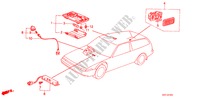 INNENLEUCHTE für Honda ACCORD EX 4 Türen 4 gang automatikgetriebe 1986