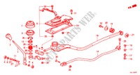 SCHALTHEBEL(MT) für Honda ACCORD LX 1600 4 Türen 5 gang-Schaltgetriebe 1986