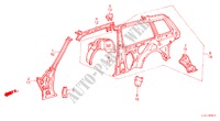 GEHAEUSESTRUKTUR(5)(2D) für Honda ACCORD EX 3 Türen 4 gang automatikgetriebe 1987