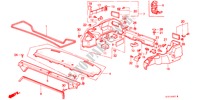 HINTERE ABLAGE/KOFFERRAUMSEITE ZIERRAHMEN für Honda ACCORD LX 1600 4 Türen 5 gang-Schaltgetriebe 1987
