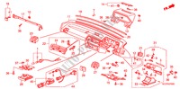 INSTRUMENTENBRETT(RH) für Honda ACCORD EX 3 Türen 4 gang automatikgetriebe 1987