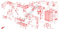 LUFTFILTER(PGM FI) für Honda ACCORD EX-2.0I 4 Türen 5 gang-Schaltgetriebe 1987