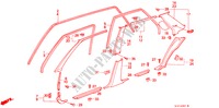 OEFFNUNGSZIERTEIL(4D) für Honda ACCORD LX 4 Türen 5 gang-Schaltgetriebe 1987