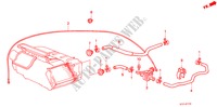 WASSERVENTIL/SCHLAUCH für Honda ACCORD EX-2.0I 3 Türen 4 gang automatikgetriebe 1987