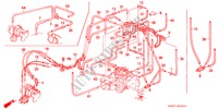 EINBAULEITUNG/ROHRE (E,F,G,W) für Honda ACCORD LX 4 Türen 4 gang automatikgetriebe 1989