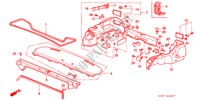 HINTERE ABLAGE/ KOFFERRAUM ZIERSTUECK(4D) für Honda ACCORD EX-2.0I 4 Türen 4 gang automatikgetriebe 1989