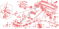 INSTRUMENTENBRETT(1) für Honda ACCORD EX-2.0I 3 Türen 5 gang-Schaltgetriebe 1989
