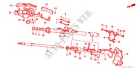 LENKSAEULE(2) für Honda ACCORD LX 1600 4 Türen 5 gang-Schaltgetriebe 1989