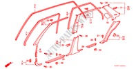 OEFFNUNGSZIERTEIL(4D) für Honda ACCORD LX 1600 4 Türen 4 gang automatikgetriebe 1989
