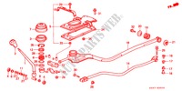 SCHALTHEBEL(MT) für Honda ACCORD 2.0I-16 4 Türen 5 gang-Schaltgetriebe 1989