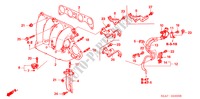 ANSAUGKRUEMMER(1) für Honda ACCORD 2.4 TYPE S 4 Türen 6 gang-Schaltgetriebe 2003