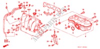 ANSAUGKRUEMMER(2) für Honda ACCORD 2.0 EXECUTIVE 4 Türen 5 gang-Schaltgetriebe 2006