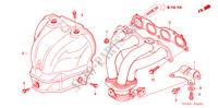 AUSPUFFKRUEMMER(2.0L) für Honda ACCORD 2.0 COMFORT 4 Türen 5 gang automatikgetriebe 2003