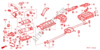 AUSPUFFROHR(2.0L) für Honda ACCORD ECONO 4 Türen 5 gang-Schaltgetriebe 2004