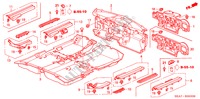 BODENMATTE für Honda ACCORD 2.4 TYPE S 4 Türen 6 gang-Schaltgetriebe 2003