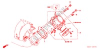 DROSSELKLAPPENGEHAEUSE(2.4L) für Honda ACCORD 2.4 EXECUTIVE 4 Türen 5 gang automatikgetriebe 2003