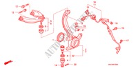 GELENK, VORNE/OBERER ARM für Honda ACCORD 2.0 SPORT 4 Türen 5 gang-Schaltgetriebe 2004