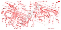 INSTRUMENTENBRETT(RH) für Honda ACCORD ECONO 4 Türen 5 gang-Schaltgetriebe 2004
