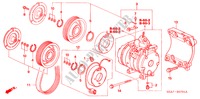 KLIMAANLAGE(KOMPRESSOR)(DIESEL) für Honda ACCORD 2.2 SPORT 4 Türen 6 gang-Schaltgetriebe 2006