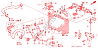 KUEHLERSCHLAUCH/RESERVETANK für Honda ACCORD 2.0 COMFORT 4 Türen 5 gang automatikgetriebe 2003