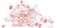 KUPPLUNGSGEHAEUSE für Honda ACCORD 2.4 TYPE S 4 Türen 6 gang-Schaltgetriebe 2003