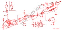 SCHALTHEBEL(DIESEL) (LH) für Honda ACCORD 2.2 EXECUTIVE 4 Türen 5 gang-Schaltgetriebe 2005