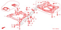 TRAEGER, VORNE/HINTERER TRAEGER (DIESEL) für Honda ACCORD 2.2 SPORT 4 Türen 5 gang-Schaltgetriebe 2004