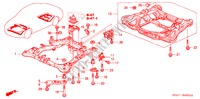 TRAEGER, VORNE/HINTERER TRAEGER für Honda ACCORD 2.4 TYPE S 4 Türen 6 gang-Schaltgetriebe 2003