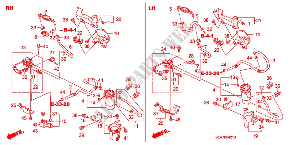 KRAFTSTOFFSIEB(DIESEL) (1) für Honda ACCORD 2.2 EXECUTIVE 4 Türen 5 gang-Schaltgetriebe 2005