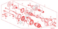 ANLASSER (MITSUBISHI) (DIESEL) für Honda ACCORD 2.2 SPORT SE 4 Türen 6 gang-Schaltgetriebe 2008