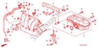 ANSAUGKRUEMMER(2.0L) für Honda ACCORD 2.0 EXECUTIVE 4 Türen 5 gang automatikgetriebe 2007