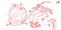 AUSPUFFKRUEMMER(2.0L) für Honda ACCORD 2.0 SPORT 4 Türen 5 gang automatikgetriebe 2007
