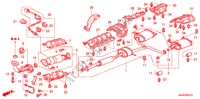 AUSPUFFROHR(2.4L) für Honda ACCORD 2.4 TYPE S 4 Türen 5 gang automatikgetriebe 2007