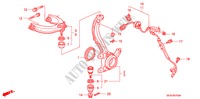 GELENK, VORNE/OBERER ARM für Honda ACCORD 2.2 SPORT 4 Türen 6 gang-Schaltgetriebe 2007