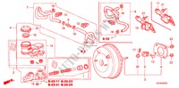 HAUPTBREMSZYLINDER/ MASTER POWER(RH) für Honda ACCORD 2.0 SE 4 Türen 5 gang automatikgetriebe 2007