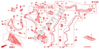 KLIMAANLAGE(SCHLAEUCHE/LEITUNGEN) (LH) (DIESEL) für Honda ACCORD 2.2 SPORT 4 Türen 6 gang-Schaltgetriebe 2008