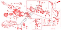 KOMBISCHALTER(LH) für Honda ACCORD 2.2 SPORT SE 4 Türen 6 gang-Schaltgetriebe 2008