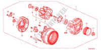LICHTMASCHINE(DENSO) für Honda ACCORD 2.0 SE 4 Türen 5 gang automatikgetriebe 2007