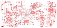MOTORBEFESTIGUNGEN(MT) für Honda ACCORD 2.0 SE 4 Türen 5 gang-Schaltgetriebe 2007