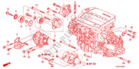 MOTORHALTERUNG (DIESEL) für Honda ACCORD 2.2 SPORT SE 4 Türen 6 gang-Schaltgetriebe 2008