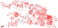 MOTORHALTERUNG für Honda ACCORD 2.0 TYPE S 4 Türen 5 gang-Schaltgetriebe 2008