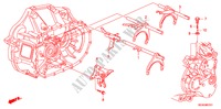 SCHALTGABEL(2.4L)(6MT) für Honda ACCORD 2.4 TYPE S 4 Türen 6 gang-Schaltgetriebe 2008