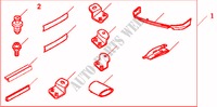 SPOILERLIPPE HINTENLACKIERT für Honda ACCORD 2.2 SPORT SE 4 Türen 6 gang-Schaltgetriebe 2008