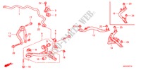 STABILISATOR, VORNE/ UNTERER ARM, VORNE für Honda ACCORD 2.0 COMFORT 4 Türen 5 gang-Schaltgetriebe 2007