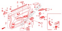 TUERVERKLEIDUNG, VORNE(RH) für Honda ACCORD 2.0 SE 4 Türen 5 gang-Schaltgetriebe 2007