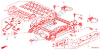 VORNE SITZKOMPONENTEN (L.)(ELEKTR. SITZVERSTELLER) für Honda ACCORD 2.0 EXECUTIVE 4 Türen 5 gang-Schaltgetriebe 2008