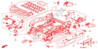 VORNE SITZKOMPONENTEN (L.)(VOLLE LEISTUNG, SITZ) für Honda ACCORD 2.4 EXECUTIVE-E 4 Türen 6 gang-Schaltgetriebe 2007